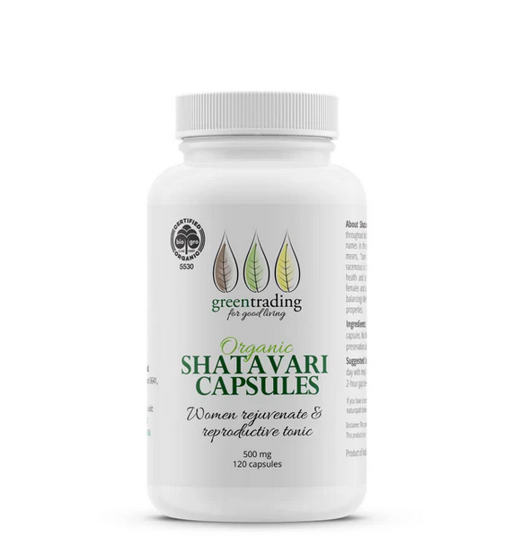 Green Trading Shatavari Capsules (500mg) — Postpartum Nourishment and Gentle Lactation Support