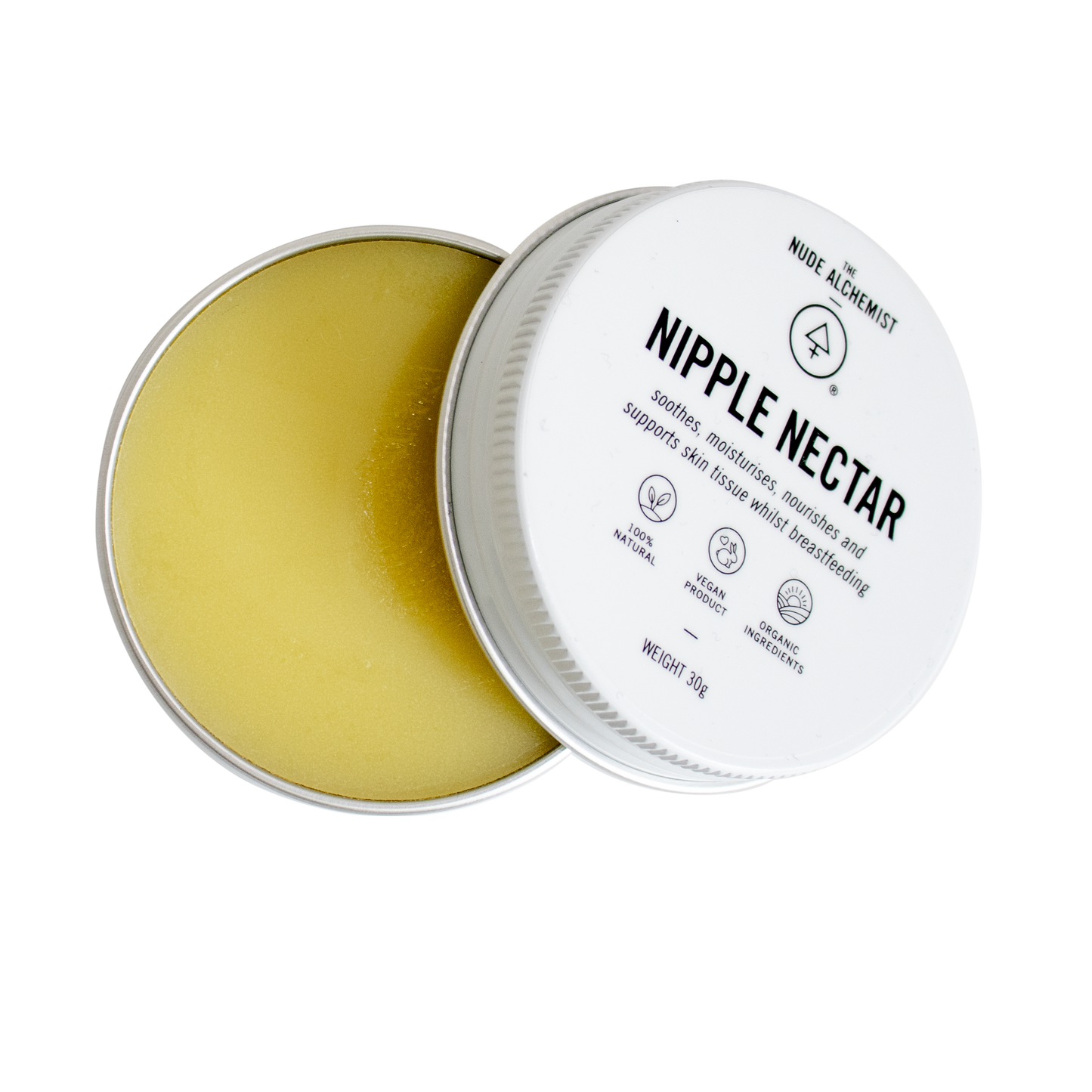 The Nude Alchemist Nipple Nectar – 30g Tin